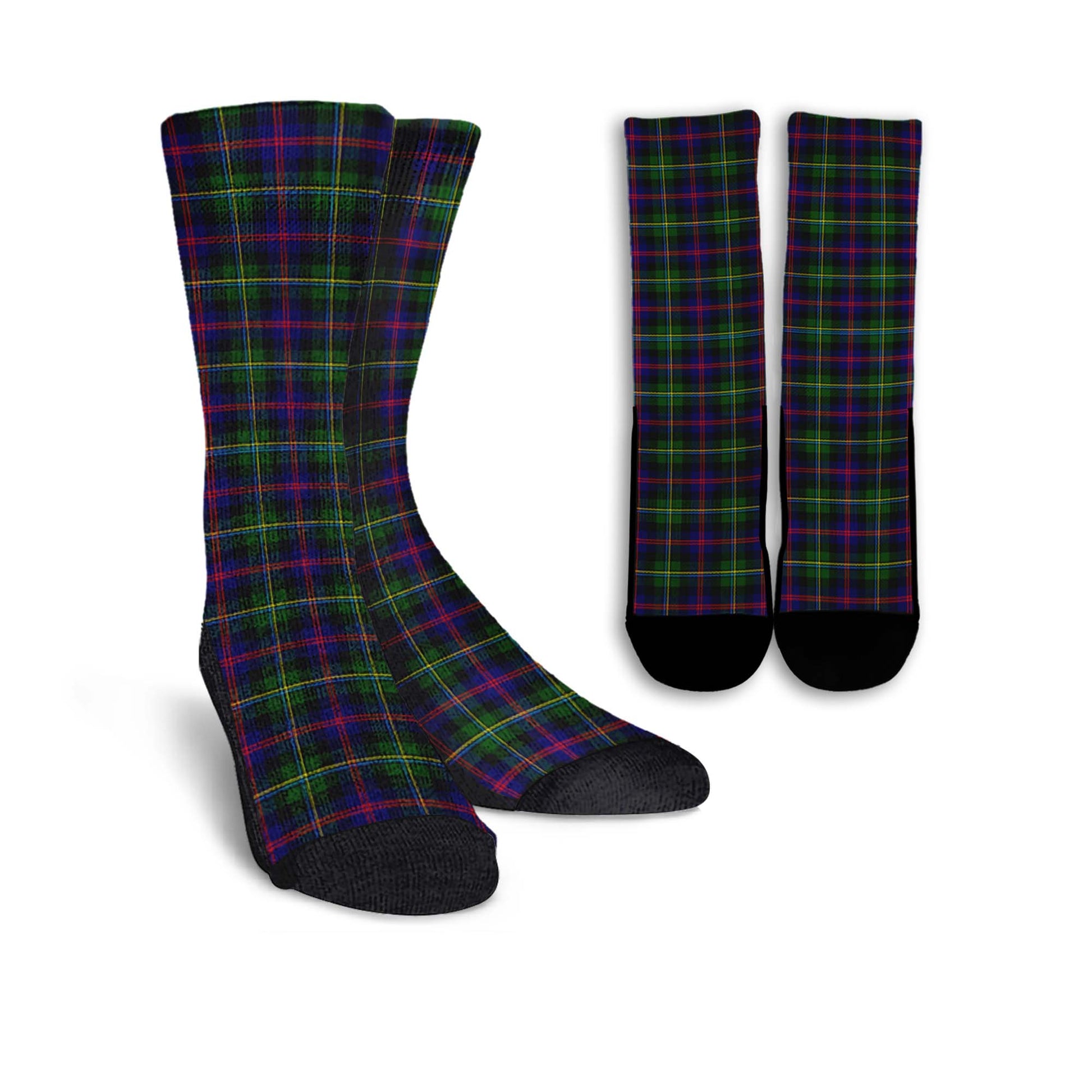 Malcolm Tartan Crew Socks - Tartanvibesclothing