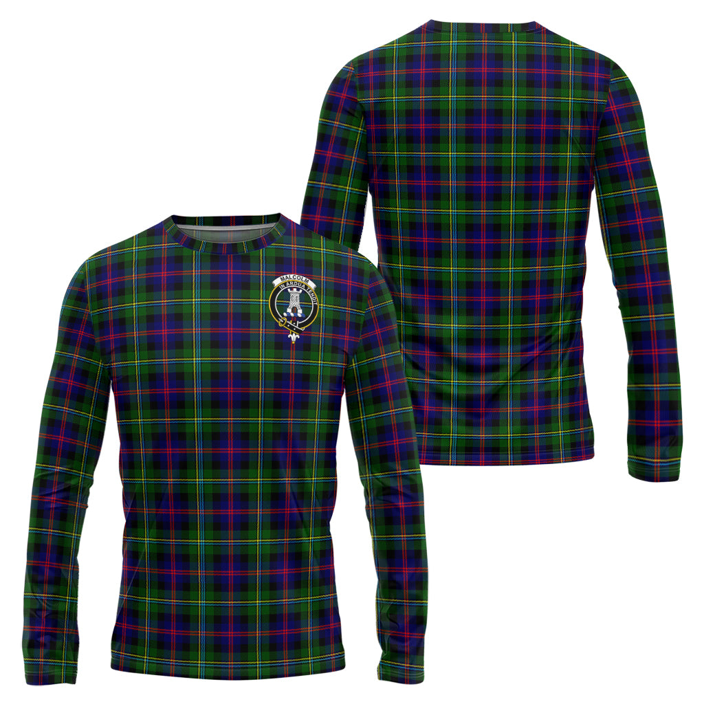 malcolm-tartan-long-sleeve-t-shirt-with-family-crest