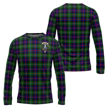 Malcolm Tartan Long Sleeve T-Shirt with Family Crest