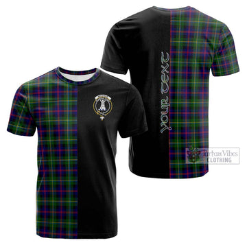 Malcolm Tartan Cotton T-shirt with Family Crest and Half Of Me Style