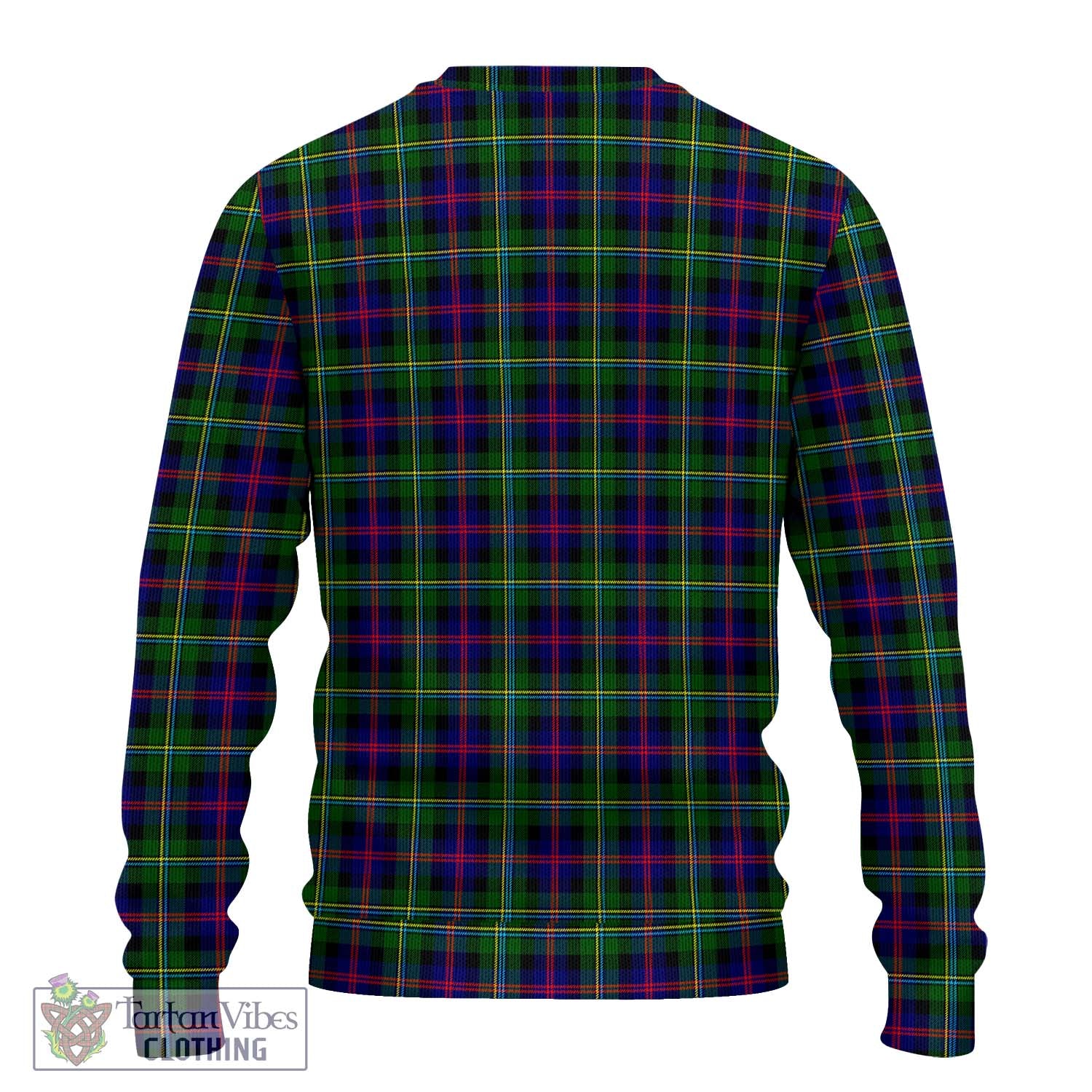 Tartan Vibes Clothing Malcolm Tartan Knitted Sweater with Family Crest DNA In Me Style