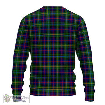 Malcolm Tartan Knitted Sweater with Family Crest DNA In Me Style