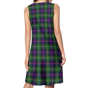 Malcolm Tartan Womens Casual Dresses