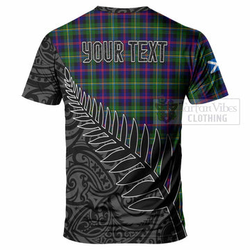 Malcolm Crest Tartan T-Shirt with New Zealand Silver Fern Half Style