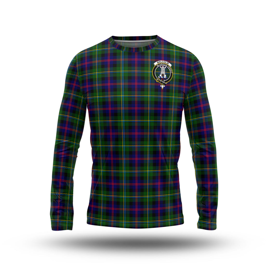 malcolm-tartan-long-sleeve-t-shirt-with-family-crest