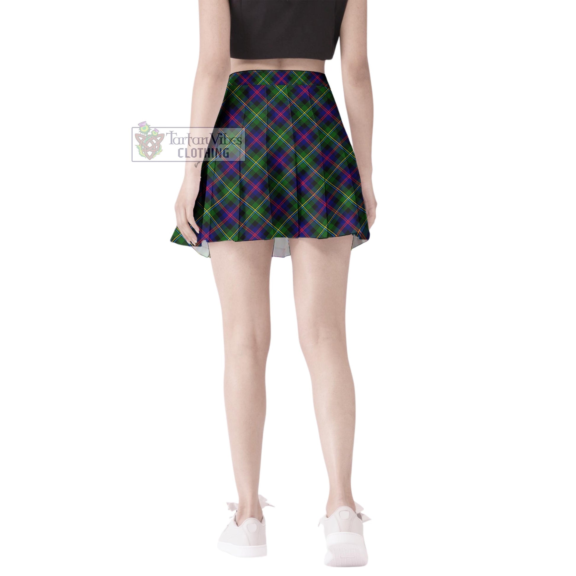 Tartan Vibes Clothing Malcolm Tartan Women's Plated Mini Skirt