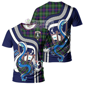 Malcolm Tartan T-Shirt with Epic Bagpipe Style