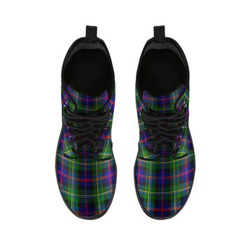 Malcolm Tartan Leather Boots