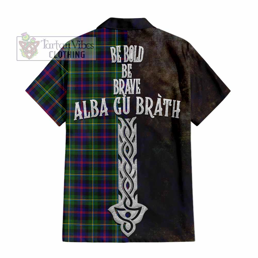Malcolm Tartan Family Crest Hawaiian Shirt Alba Gu Brath Be Brave Lion Ancient Style - Tartan Vibes Clothing