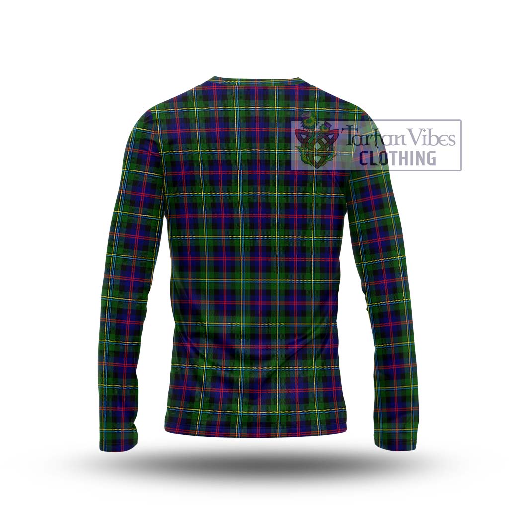 Tartan Vibes Clothing Malcolm Tartan Long Sleeve T-Shirt with Family Crest DNA In Me Style