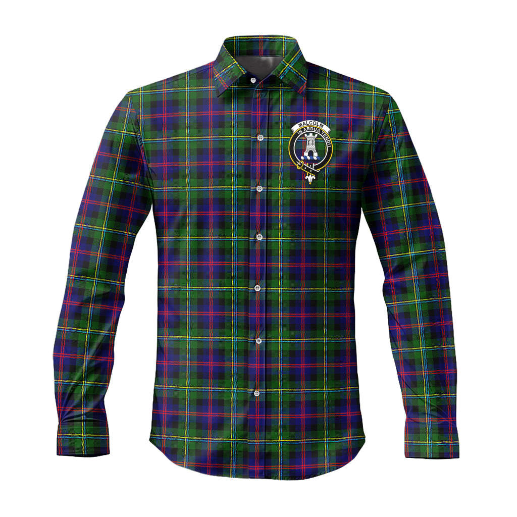 malcolm-tartan-long-sleeve-button-up-shirt-with-family-crest