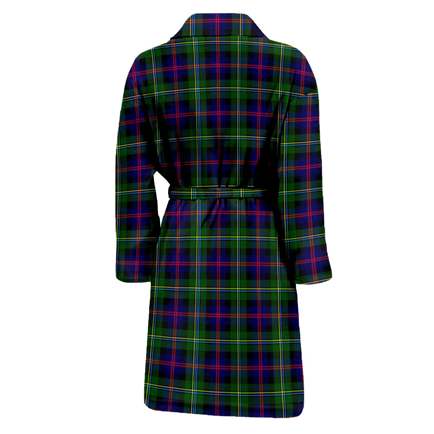 Malcolm Tartan Bathrobe with Family Crest - Tartan Vibes Clothing