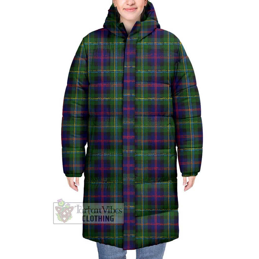 Tartan Vibes Clothing Malcolm Tartan Long Down Jacket