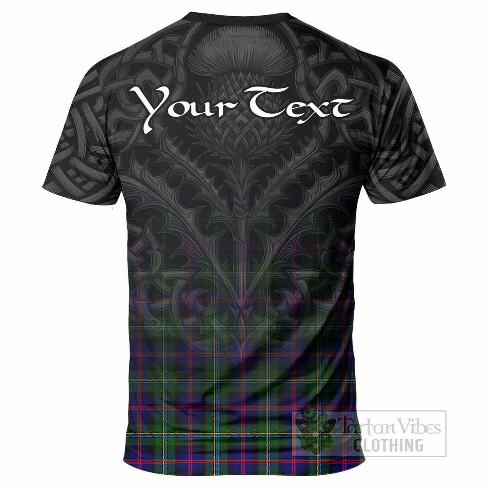 Tartan Vibes Clothing Malcolm Tartan T-Shirt with Family Crest Celtic Thistle Vibes