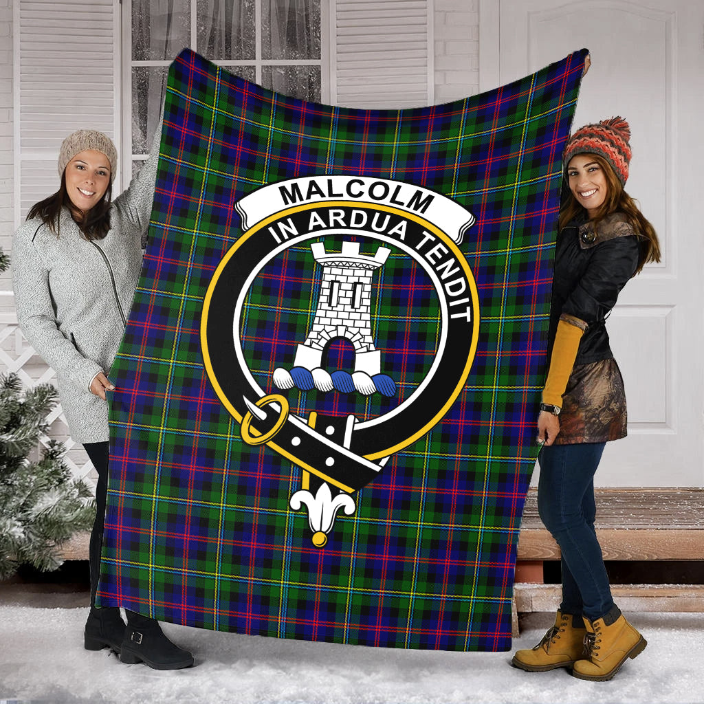 malcolm-tartab-blanket-with-family-crest