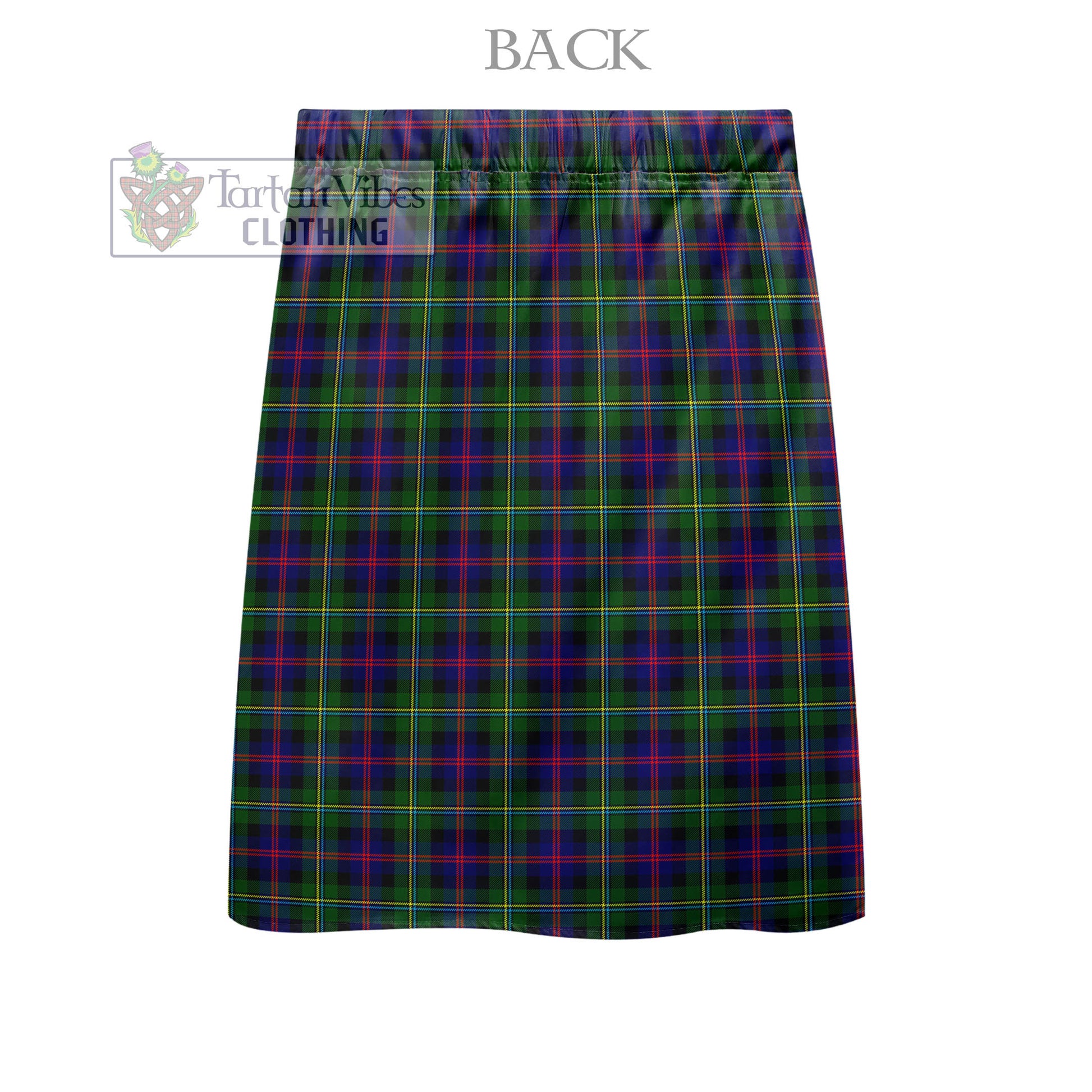 Tartan Vibes Clothing Malcolm Tartan Men's Pleated Skirt - Fashion Casual Retro Scottish Style