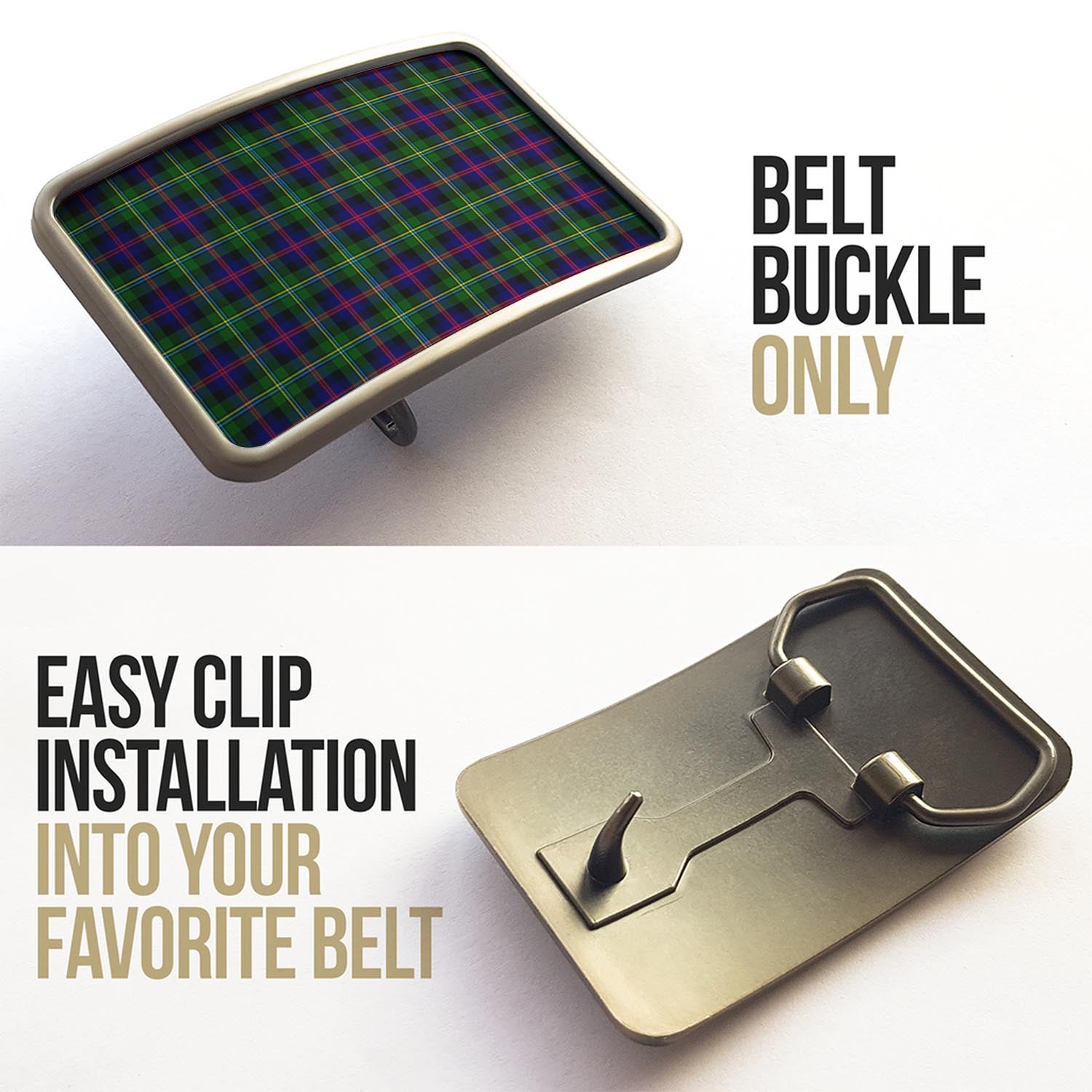 Malcolm Tartan Belt Buckles - Tartan Vibes Clothing