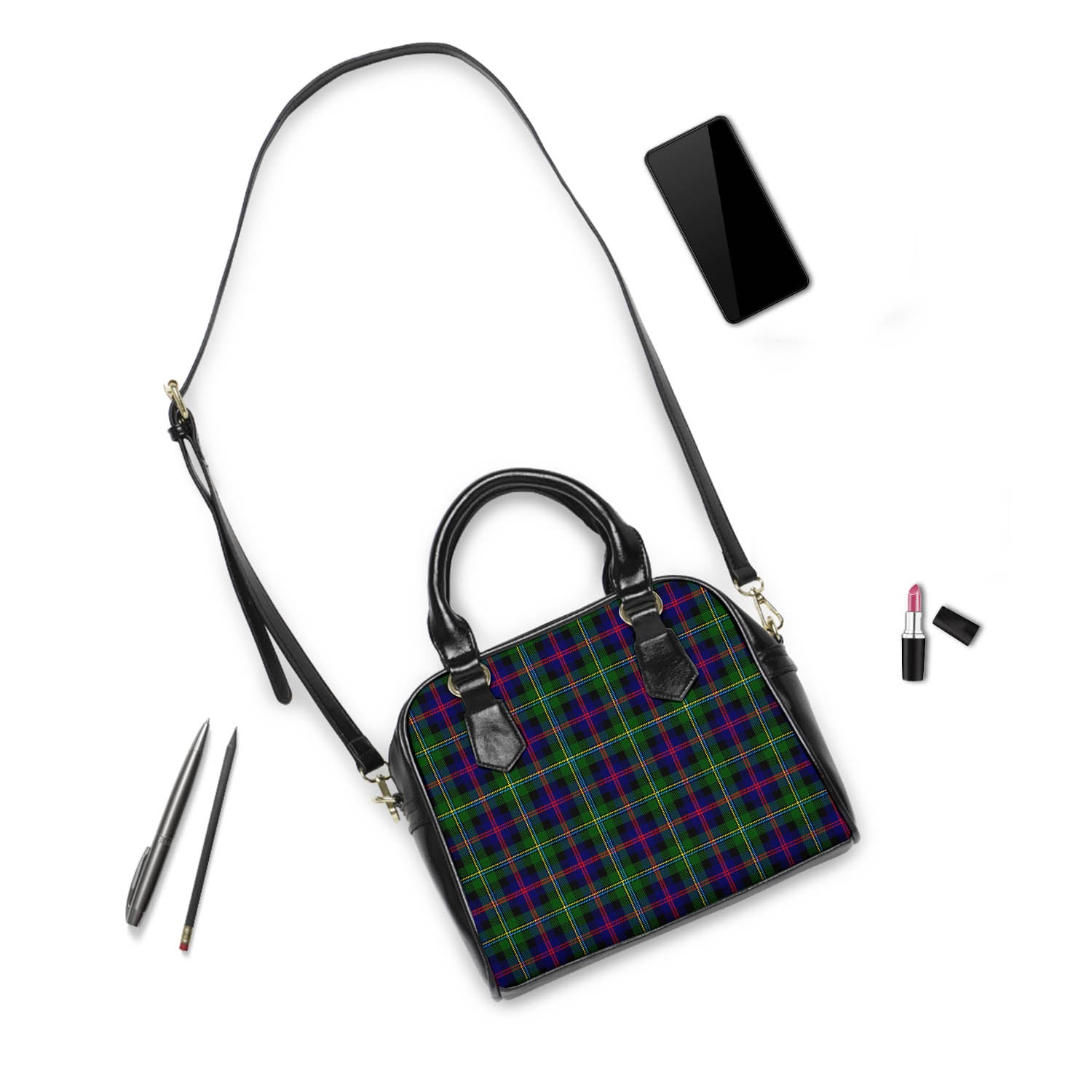 Malcolm Tartan Shoulder Handbags - Tartanvibesclothing