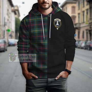 Malcolm Modern Tartan Hoodie with Family Crest and Half Of Me Style