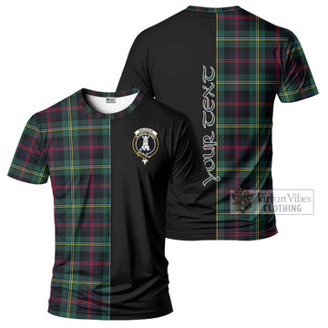 Malcolm Modern Tartan T-Shirt with Family Crest and Half Of Me Style