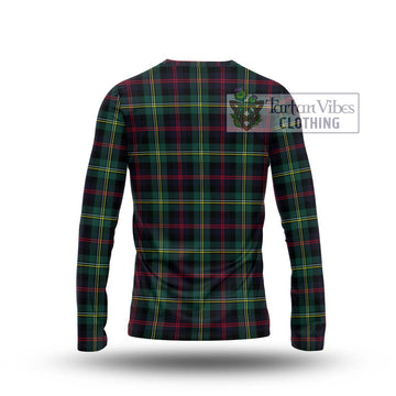 Malcolm Modern Tartan Long Sleeve T-Shirt with Family Crest DNA In Me Style