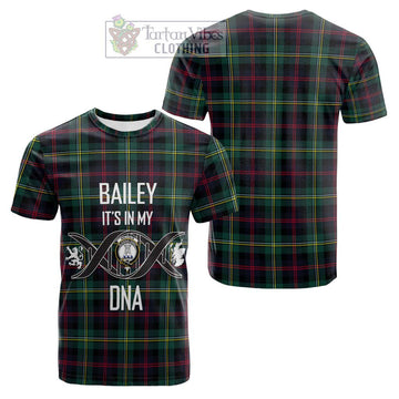 Malcolm Modern Tartan Cotton T-shirt with Family Crest DNA In Me Style