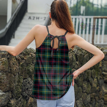 Malcolm Modern Tartan Loose Halter Neck Camisole