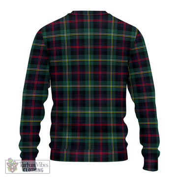 Malcolm Modern Tartan Knitted Sweater with Family Crest DNA In Me Style