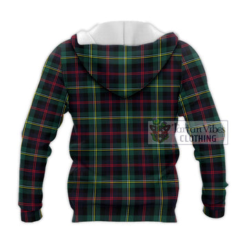 Malcolm Modern Tartan Knitted Hoodie with Family Crest DNA In Me Style