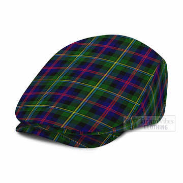 Malcolm Tartan Jeff Cap, Tartan Flat Cap - Tartan Vibes Clothing