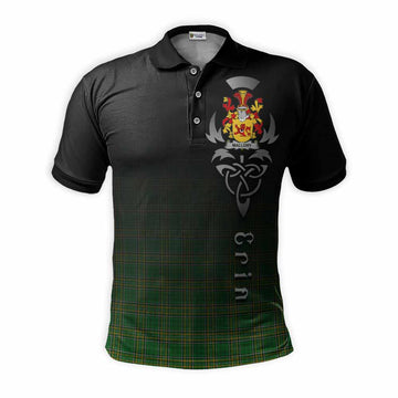 Mallory Irish Clan Polo Shirt with Coat of Arms Erin Go Bragh Celtic Inspired Kid - Tartan Vibes Clothing