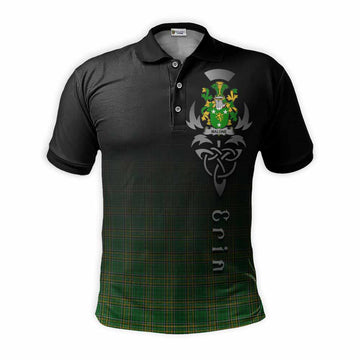 Malone Irish Clan Polo Shirt with Coat of Arms Erin Go Bragh Celtic Inspired Kid - Tartan Vibes Clothing
