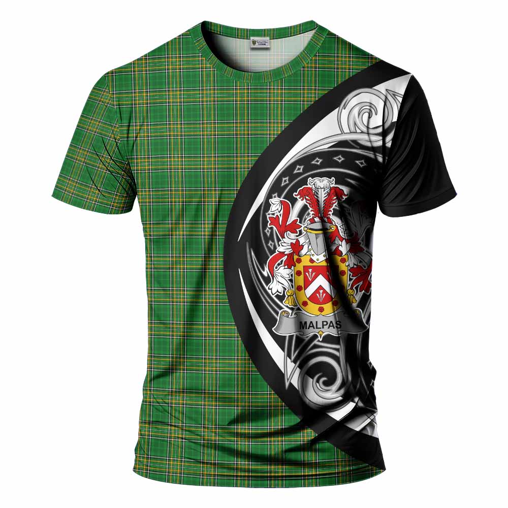 Malpas Irish Clan T-Shirt Celtic Circle Style Kid's Shirt - Tartan Vibes Clothing