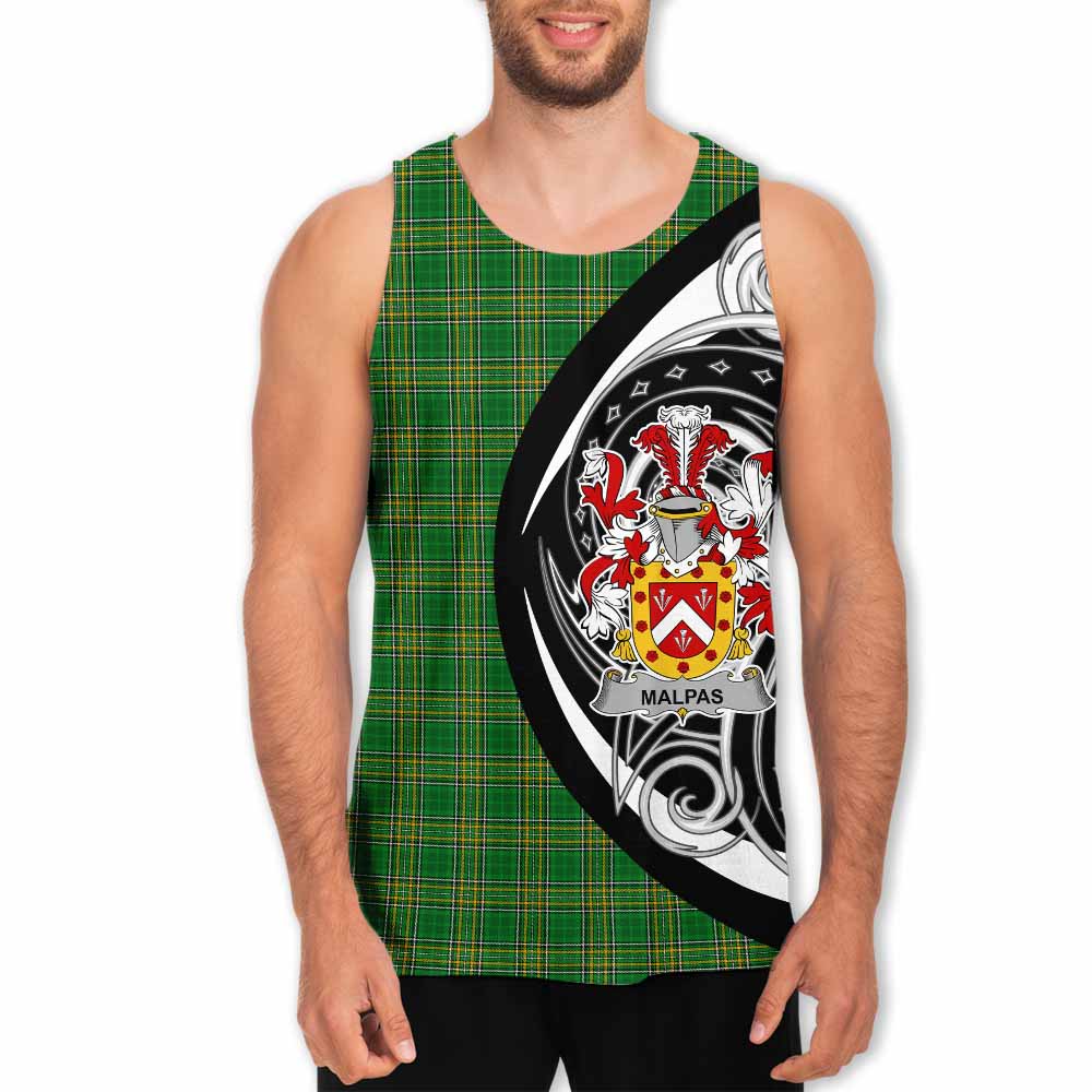 Malpas Irish Clan Men's Tank Top Celtic Circle Style Men - Tartan Vibes Clothing