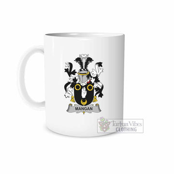 Mangan Irish Clan Coat of Arms Ceramic Mug