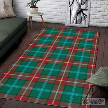 Manitoba Province Canada Tartan Area Rug