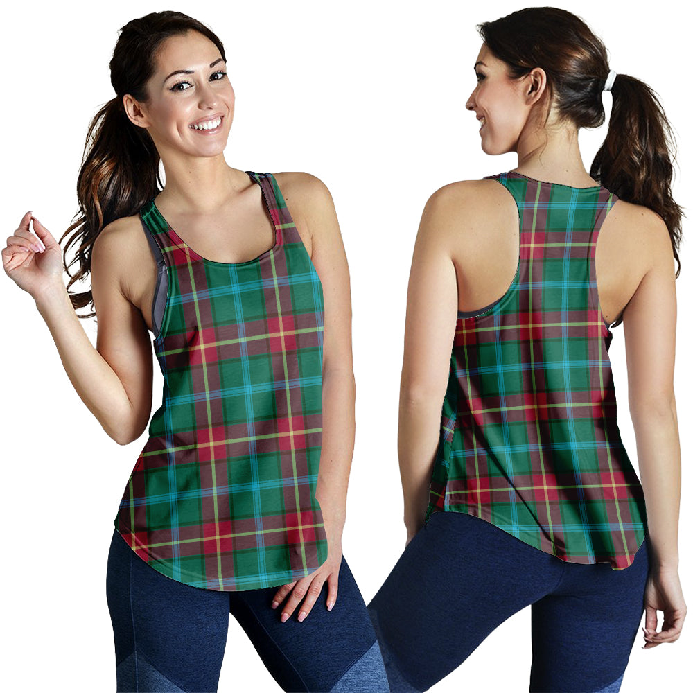 manitoba-province-canada-tartan-women-racerback-tanks