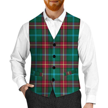 Manitoba Province Canada Tartan Men's Sleeveless Suit Vest