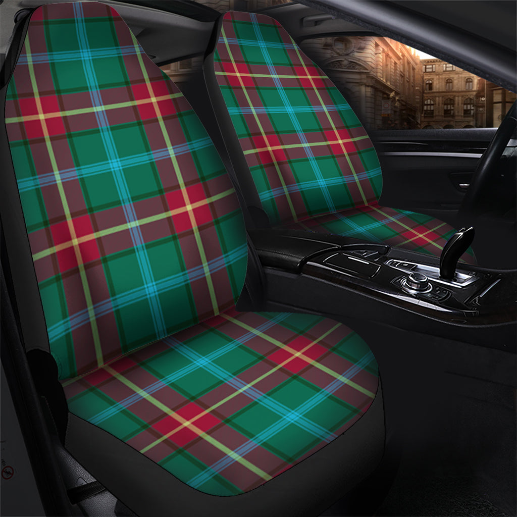 Manitoba Province Canada Tartan Car Seat Cover One Size - Tartanvibesclothing