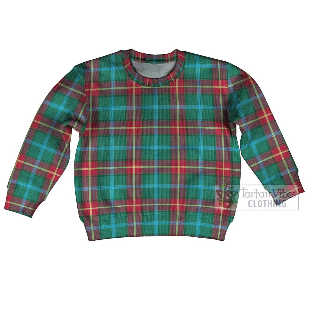 Tartan Vibes Clothing Manitoba Province Canada Tartan Kid Ugly Sweater