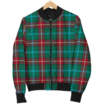 Manitoba Province Canada Tartan Bomber Jacket