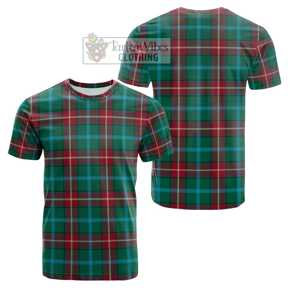 Manitoba Province Canada Tartan Cotton T-Shirt Kid's Shirt - Tartanvibesclothing Shop