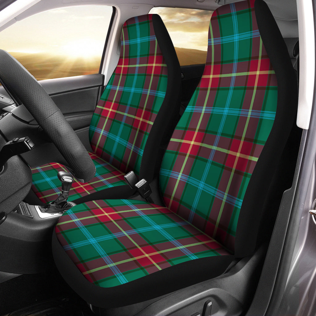 Manitoba Province Canada Tartan Car Seat Cover - Tartanvibesclothing