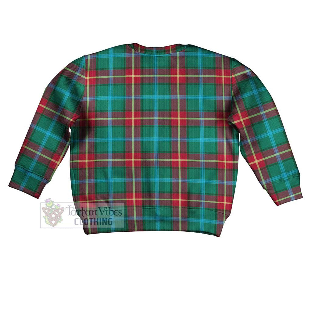 Tartan Vibes Clothing Manitoba Province Canada Tartan Kid Ugly Sweater