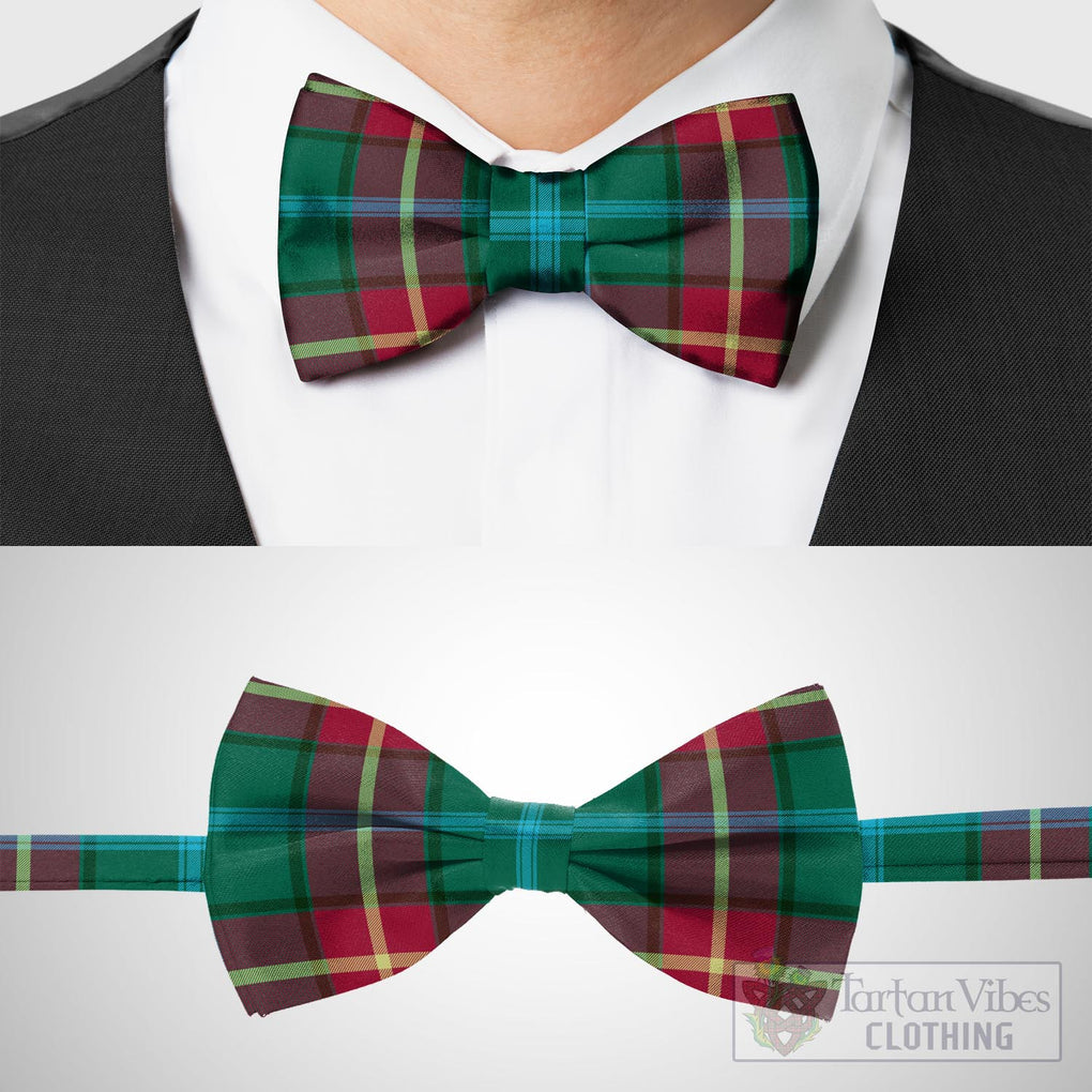 Manitoba Province Canada Tartan Bow Tie - Tartan Vibes Clothing