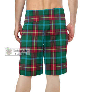 Manitoba Province Canada Tartan Men's Board Shorts