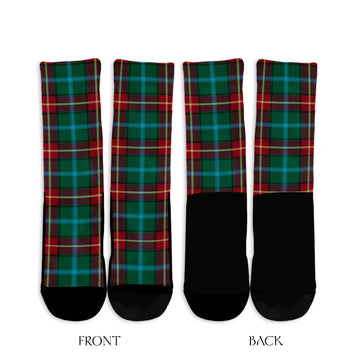 Manitoba Province Canada Tartan Crew Socks