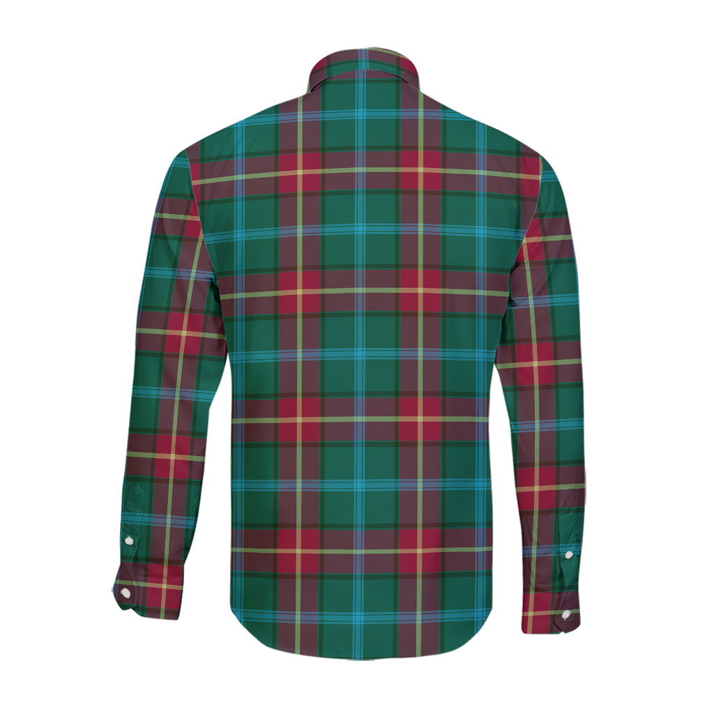 manitoba-province-canada-tartan-long-sleeve-button-up-shirt