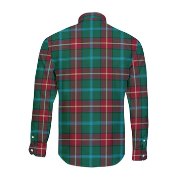 Manitoba Province Canada Tartan Long Sleeve Button Up Shirt