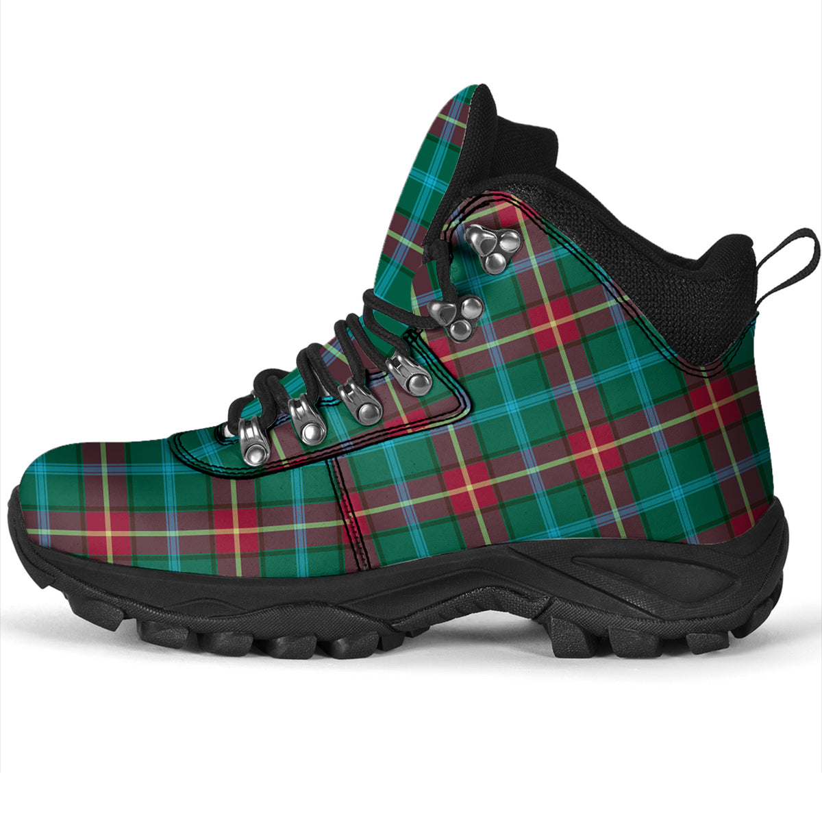 Manitoba Province Canada Tartan Alpine Boots - Tartanvibesclothing